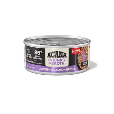 ACANA Chunks in Broth Chicken & Salmon Recipe Wet Food for Kittens