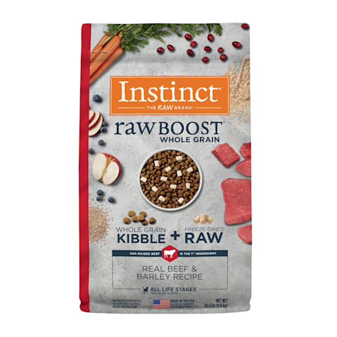 Instinct Raw Boost Whole Grain Real Beef & Barley Recipe Natural Dry Dog Food