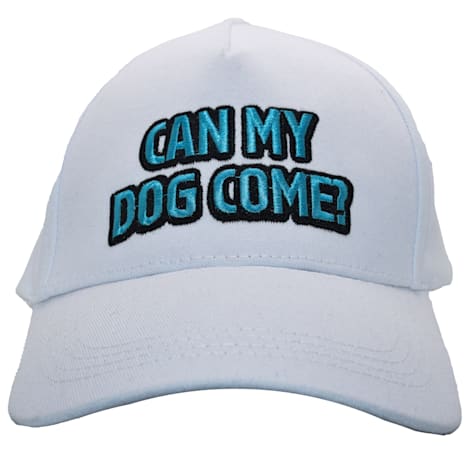 Zanden White Can My Dog Come Baseball Hat