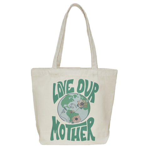 Zanden Love Our Mother Earth Natural Tote Bag