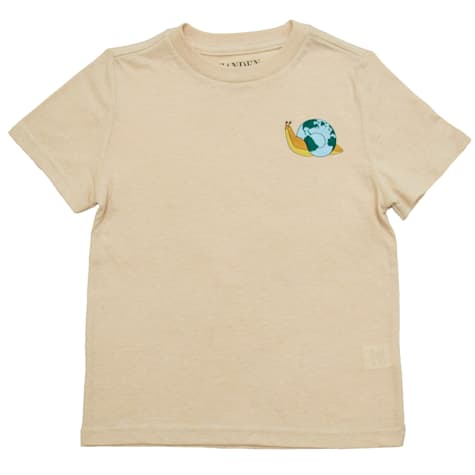 Zanden Snail Youth Eco Natural Unisex Tee
