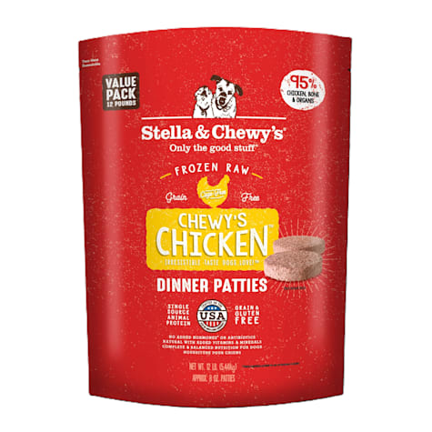Stella & Chewy's Frozen Chewy's Chicken Patties Dog Food