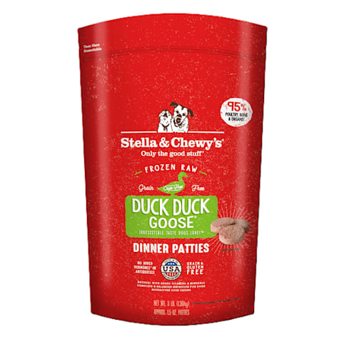 Stella & Chewy's Frozen Duck Duck Goose Patties Dog Food