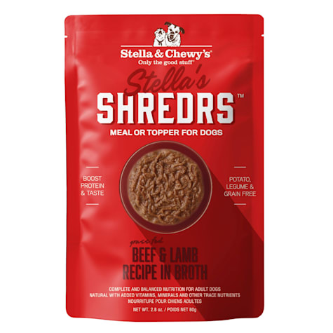 Stella & Chewy's Stella's Shredrs Beef & Lamb Recipe in Broth Topper for Dogs