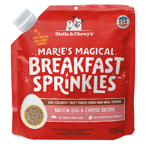 Stella & Chewy's Marie's Magical Bacon, Egg & Cheese Recipe Breakfast Sprinkles for Dogs