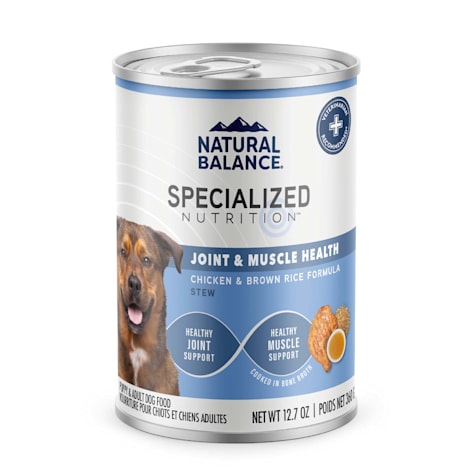 Natural Balance Specialized Nutrition Joint & Muscle Health Chicken & Brown Rice Formula Wet Dog Food