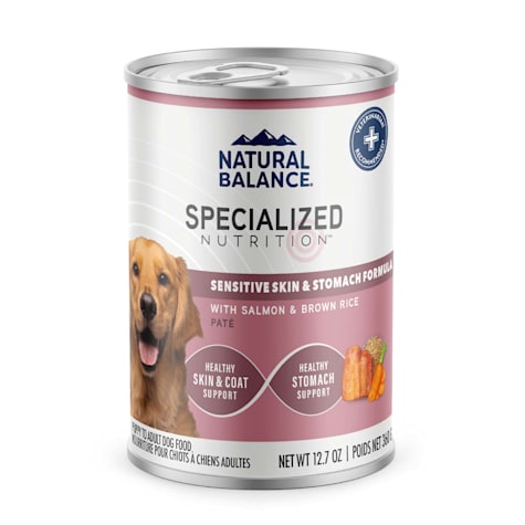 Natural Balance Specialized Nutrition Sensitive Skin & Stomach with Salmon & Brown Rice Wet Dog Food