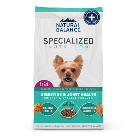Natural Balance Specialized Nutrition Small Breed Digestive & Joint Health Chicken & Oatmeal Formula Dry Dog Food