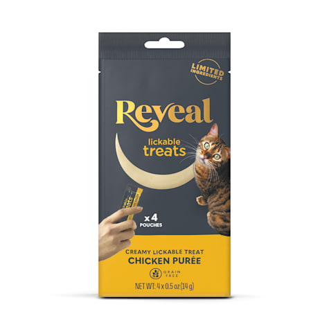 Reveal Chicken Puree Sachet Cat Treats Multipack