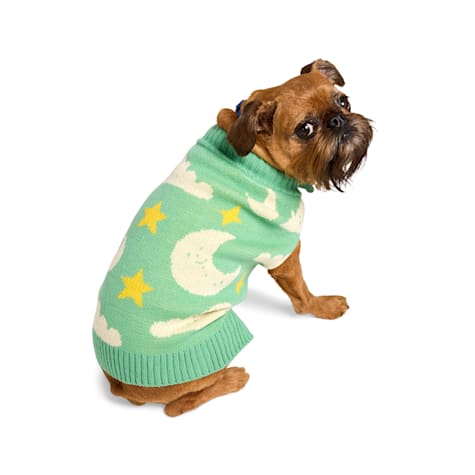 YOULY Star & Moon Pet Sweater