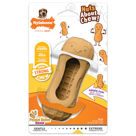 Nylabone Strong Chew Fillable Peanut Dog Toy
