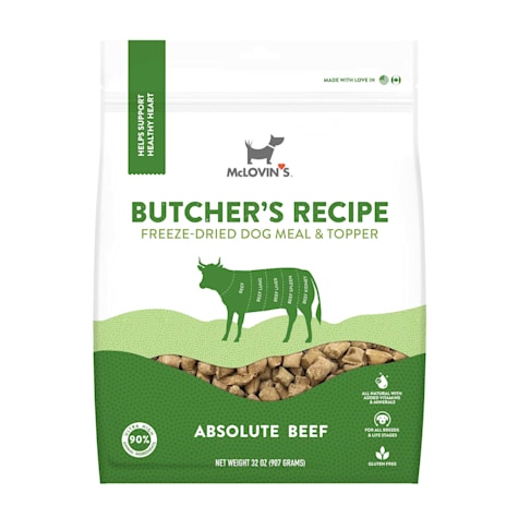 McLovin's Pet Butcher's Recipe Beef Liver Freeze Dried Complete Dog Meal