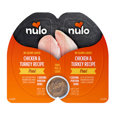 Nulo Grain-Free Chicken & Turkey Recipe Split Cup Pate Cat & Kitten Food