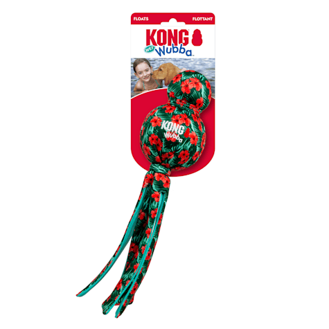 KONG Wubba Wet Floral Dog Toy