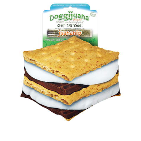 Doggijuana Get Outside Refillable S'mores Dog Toy
