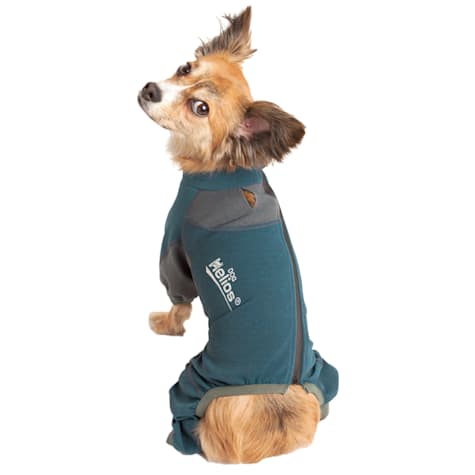 Dog Helios 'Rufflex' Mediumweight 4-Way-Stretch Full Body Performance Dog Warmup Track Suit
