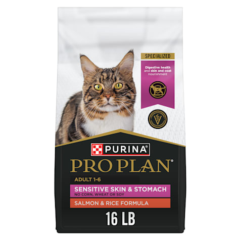 Purina Pro Plan Salmon and Rice Formula Stomach Sensitive Dry Cat Food