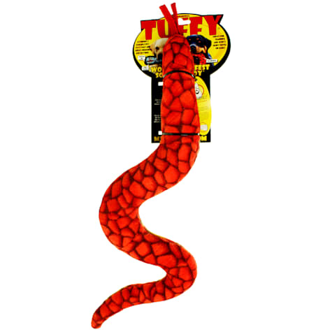 Tuffy Desert Red Series Touch Snake Dog Toy