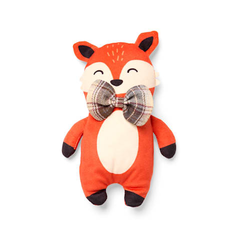 Petco Plush Fox Bowtie Dog Toy