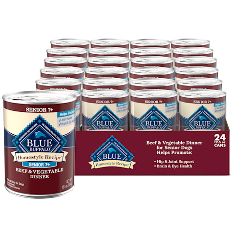Blue Buffalo Homestyle Recipe Beef Dinner with Garden Vegetables Senior Wet Dog Food