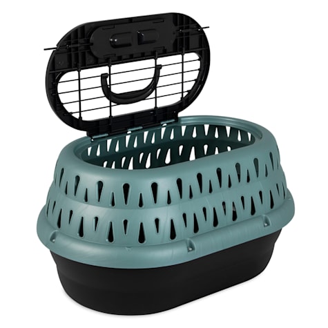 Petmate Oval Top Load 19in Kennel for Cats Up to 10 lbs.