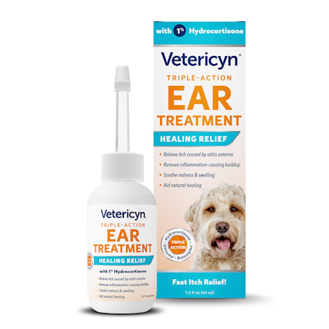 Vetericyn Triple-Action Ear Treatment for Dogs, Cats, and Small Animals