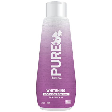 TropiClean PURE Brightening Bliss Whitening Shampoo for Dogs