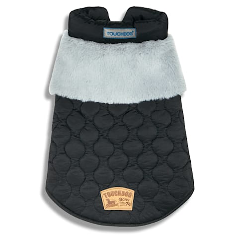 Touchdog 'Furrost-Bite' Fur and Fleece Fashion Dog Jacket