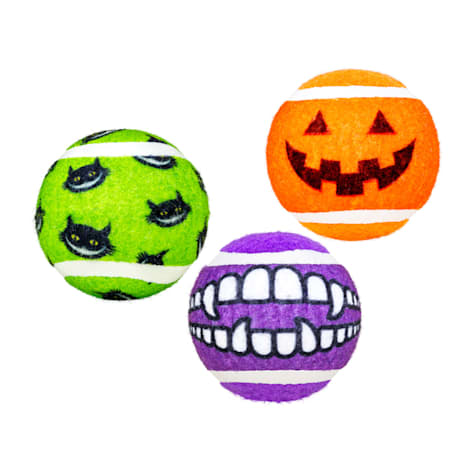 KONG Halloween Grinz Sport Balls Dog Toy
