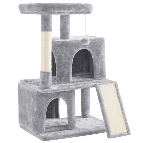 Topeakmart Small Cat Tree with 2 Condos