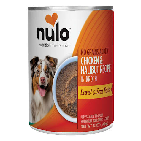 Nulo Chicken & Halibut Grain-Free Wet Dog Food Pate