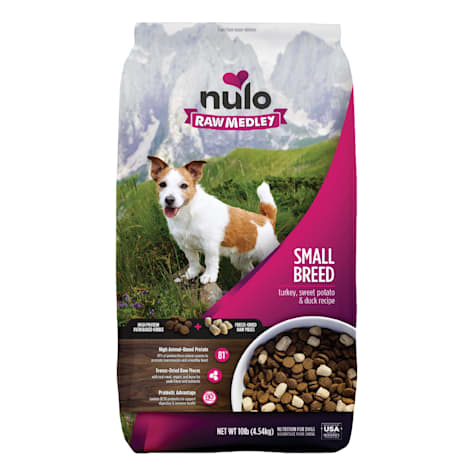 Nulo Raw Medley Kibble+ Turkey, Sweet Potato, & Duck Small Breed Dog Food