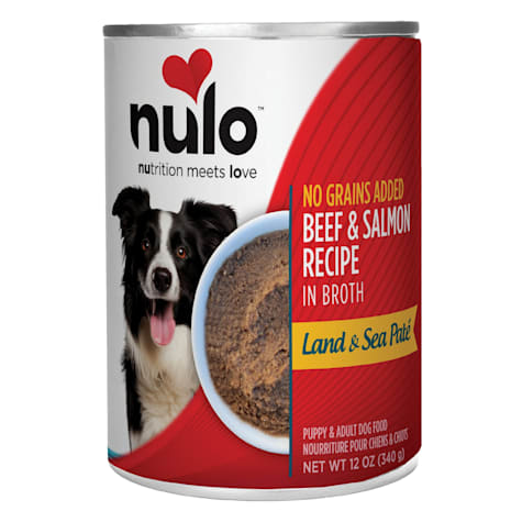 Nulo Beef & Salmon Grain-Free Wet Dog Food Pate