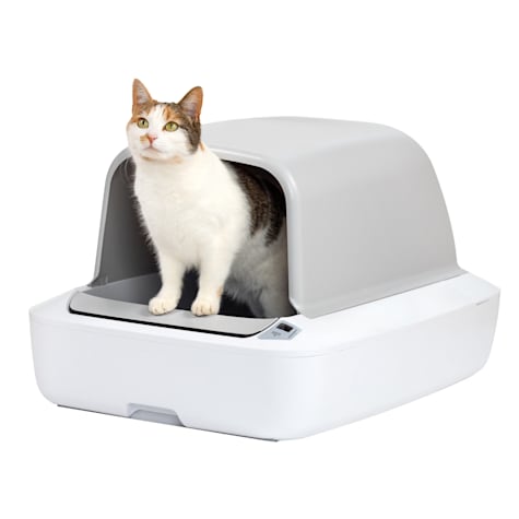 PetSafe ScoopFree Less Tracking Better Odor Control Health Counter Helps Monitor Crystal Pro Self-Cleaning Cat Litter Box