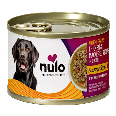 Nulo Ancient Grain Savory Stew, Chicken & Mackerel for Puppy & Adult Dog Food
