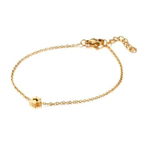 Hollywood Sensation Pawfect Minimalist Adjustable Mini Paw Charm Bracelet