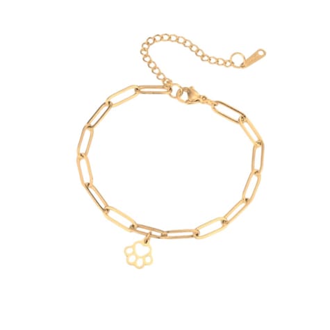 Hollywood Sensation LoyalPrint Delicate Paw Print Link Bracelet