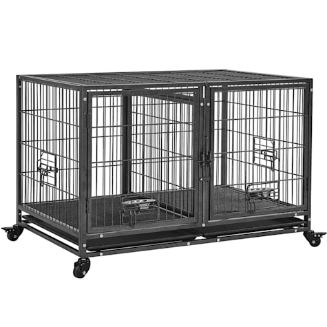 Topeakmart W/ Divider Rolling For Small Dog Crate