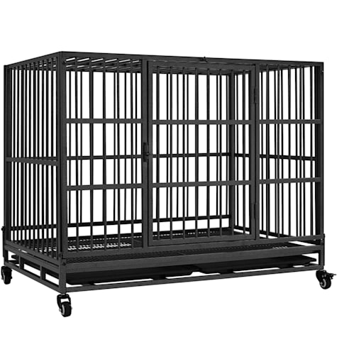 Topeakmart W/ Divider Rolling for Medium/Large Dog Crate