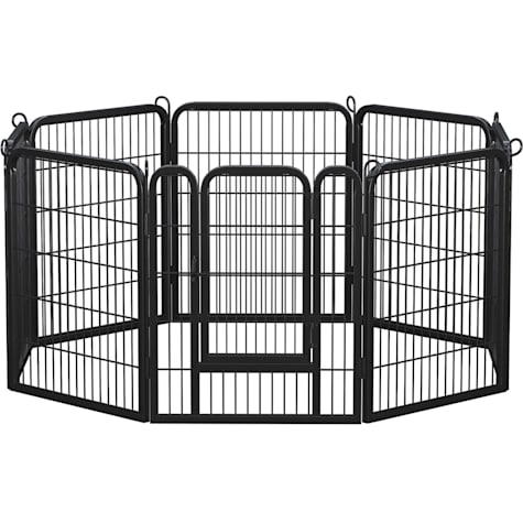 Topeakmart 8 Panels Dog Playpen with Door