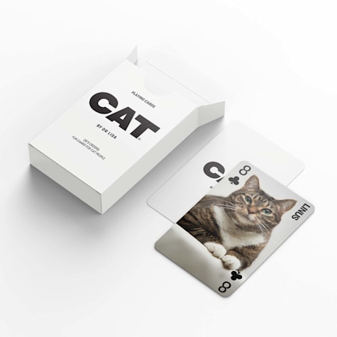 CAT by Dr Lisa Poker Playing Card