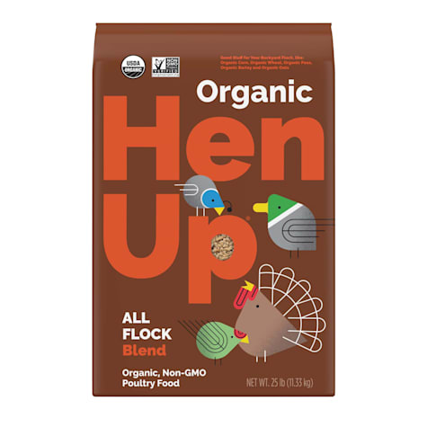 Hen Up Organic All Flock Blend Poultry Food