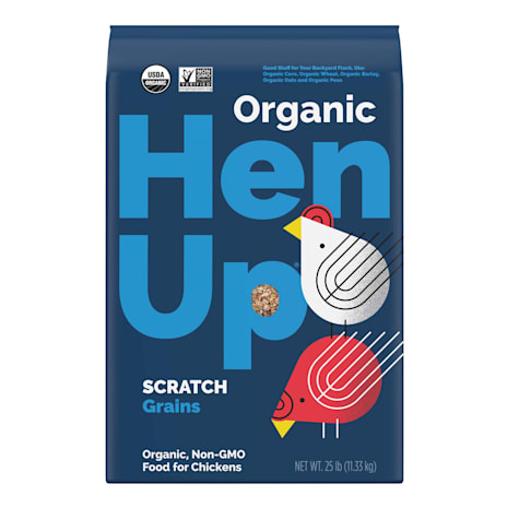 Hen Up Organic Scratch Grains for Chickens Food