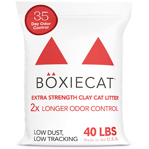 Boxiecat Extra Strength Odor Control Scent Free Clumping Clay Cat Litter