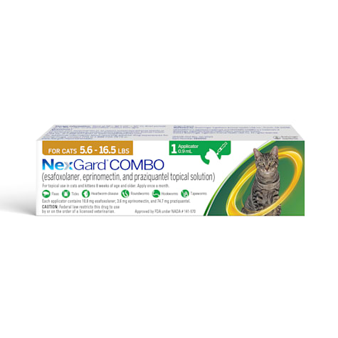 NEXGARD COMBO Topical for Cats 5.6-16.5lbs.
