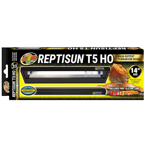 Zoo Med ReptiSun T5 HO Terrarium Hood with 10.0 Bulb, 14