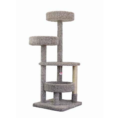 New Cat Condos Solid Wood Sturdy Cat Tower with Beds