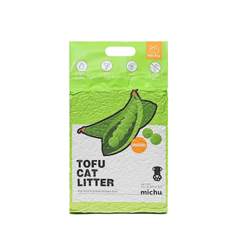 Michu Flushable & Clumping, Original Scent Natural Tofu Cat Litter