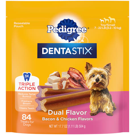 Pedigree Dentastix Bacon & Chicken Dual Flavor Small Breed Dog Treats