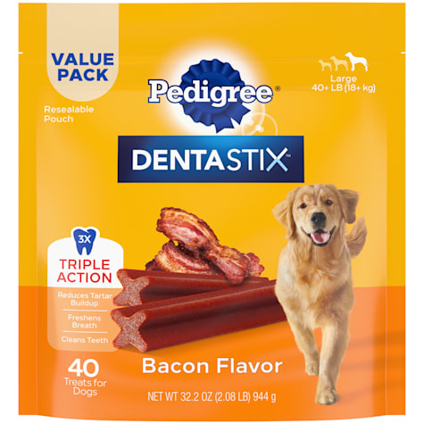 Pedigree Dentastix Bacon Flavor Large Dog Treats